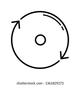 vector consistency icon simple element illustration concept symbol design_consistency concept white background