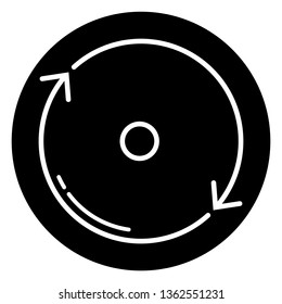 vector consistency icon simple element illustration concept symbol design_consistency concept negative space