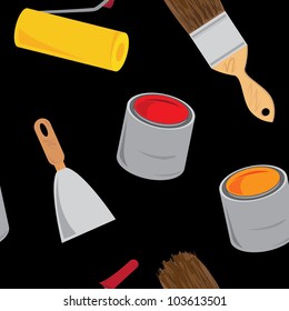 Vector construction background , seamless pattern