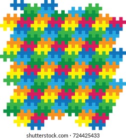 vector construction blocks / textured background