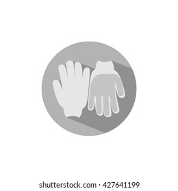 vector construction icon gloves