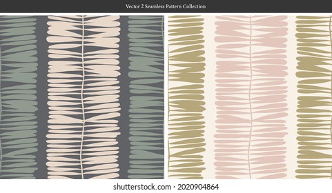 Vector contemporary modern shape leaf motif illustration seamless repeat pattern home decor print fashion fabric and textile digital artwork wallpaper