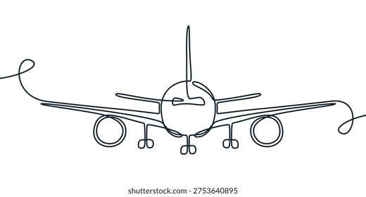 Vector continuous one line