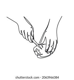 Vector continuous one single line drawing icon of chef hands slicing bell pepper cooking concept in silhouette on a white background. Linear stylized.