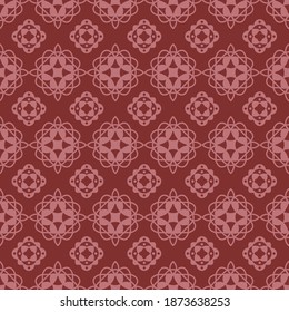 
Vector continuous seamless background of frame line flower pattern, used for wallpaper, pattern texture, web page background, surface texture, window grille tile design