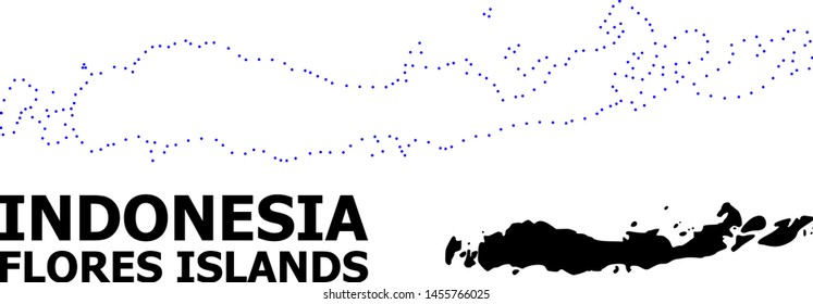 Vector Contour Map Indonesia Flores - Vector Contour Map Indonesia Flores 260nw 1455766025