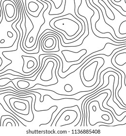 Vector contour topographic map background. Topography and geography map grid abstract backdrop. Business concept. Vector illustration