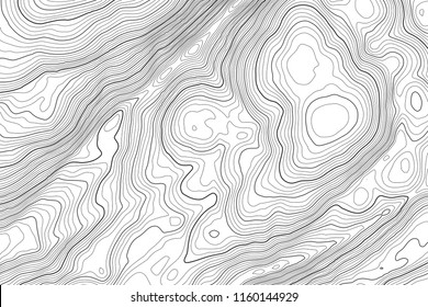 Vector contour topographic map background. Topography and geography map grid abstract backdrop. Business concept. Vector illustration