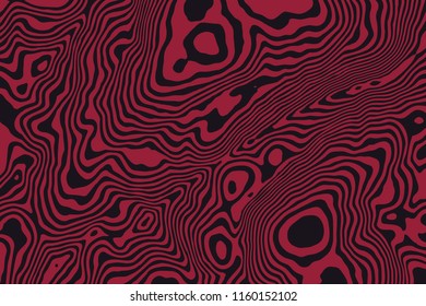 Vector contour topographic map background. Topography and geography map grid abstract backdrop. Business concept. Vector striped illustration