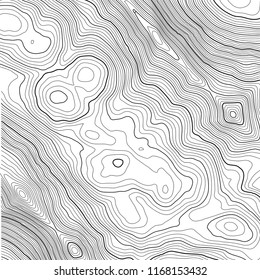 Vector contour topographic map background. Topography and geography map grid abstract backdrop. Business concept. Vector illustration