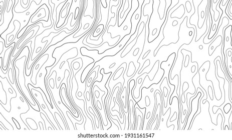 Vector contour topographic map background. Topography and geography map grid abstract backdrop. Business concept. Vector illustration