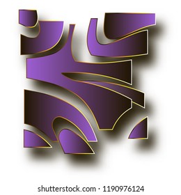 vector contrast background.background creates volume and space.