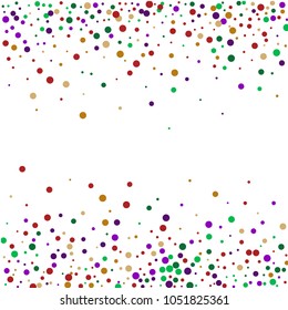 Vector contrast confetti on transparent background. Falling tinsel and confetti from minimalistic geometrical confetti and ribbons. Flat falling glitter. Abstract triangles and ribbons on label.