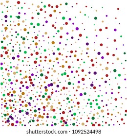 Vector contrast confetti on transparent background. Falling tinsel and confetti from minimalistic geometrical confetti and ribbons. Flat falling glitter. Abstract triangles and ribbons on label.