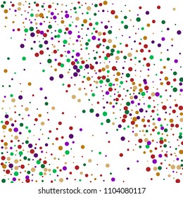 Vector contrast confetti on transparent background. Falling tinsel and confetti from minimalistic geometrical confetti and ribbons. Flat falling glitter. Abstract triangles and ribbons on label.
