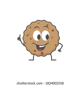 vector cookies mascot character illustration