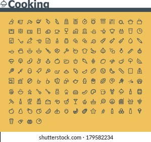 Vector Cooking Icon Set