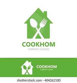Vector cooking logo design template