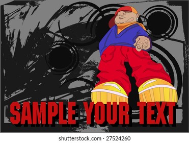 Vector cool boy