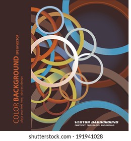 Vector Cool Color Circle Concept