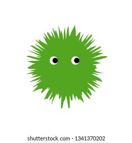 Vector cool monster. Hand drawn illustration of angry cartoon cute monster. 6
