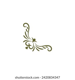 vector corner islamic element islamic