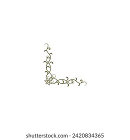 vector corner islamic element islamic