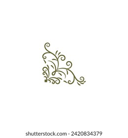 vector corner islamic element islamic