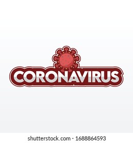 Vektorillustration-Corona-Virus, geeignet für Bekleidungsdesigns, Poster, etc.