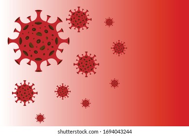 vector of coronavirus 2019. vector, background, illustration.