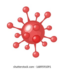 Vector of Coronavirus 2019-nCoV and Virus background with disease cells. COVID-19 Corona virus outbreaking and Pandemic medical health risk concept.Vector illustration eps 10