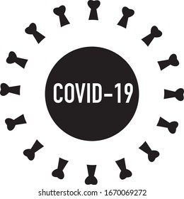 Vector of Coronavirus Covid-19 Contagious coronavirus outbreak and coronaviruses influenza medical crisis 