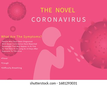 Vektorillustration von Coronavirus oder COVID-19, Coronavirus Infografik.