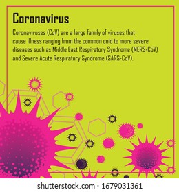 Vector coronavirus design. Vector coronavirus poster design. Vector coronavirus infographics. Covid-19 vector poster design.