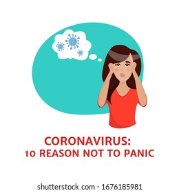 Vector Coronavirus illustration. Covid 19 flat style banner with isolated objects and people in mask