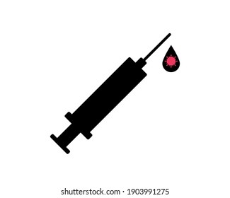 Vector coronavirus vaccine complete development. end of coronavirus. vaccine medicine. corona virus injection syringe. fight against coronavirus