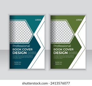 vector Corporate Book Cover Design set. Annual Report, Magazine, Poster, Business Presentation cover.