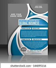 Vector  Corporate Business Brochure, Flyer, Magazine Cover & Poster Template