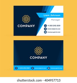 Vector corporate business card 