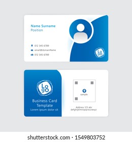 Vector corporate  business card template.