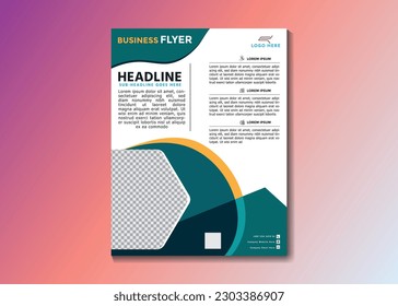 Vorlage für die Titelseite des Unternehmens für Mehrzweckflyer und Broschüren