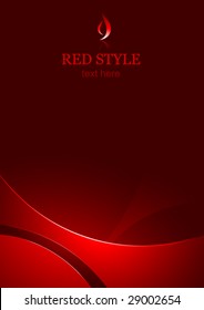 vector corporate business template background - red