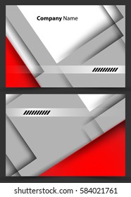 Vector corporate cards templates set. Elements for design. Magazine, annual reports vector templates. Eps10