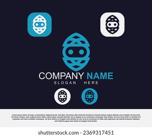 Design des kreativen und minimalistischen Firmenlogos von Vektorunternehmen
