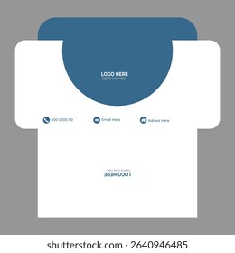  Vector corporate envelope design template 
