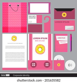 vector corporate identity for business