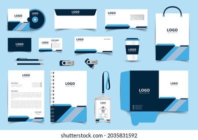 Vector Corporate Identity Design Template. Stationery design set in complete package. eps10