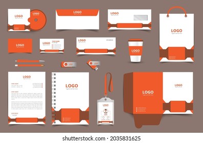 Plantilla de diseño de identidad corporativa de vectores. Diseño de diseño de diseño en paquete completo. eps10
