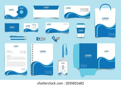 Vector Corporate Identity Design Template. Stationery design set in complete package. eps10