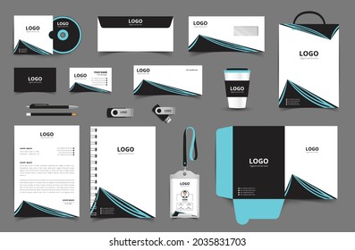 Vector Corporate Identity Design Template. Stationery design set in complete package. eps10